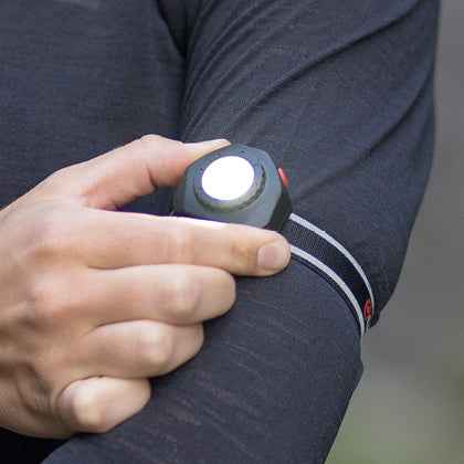 LEDLENSER TORCIA CU2R CON CLIP E FASCIA RIFLETTENTE