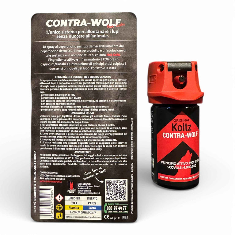 SPRAY ANTIAGGRESSIONE CONTRA WOLF