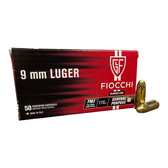 FIOCCHI MUNIZIONI CAL.9x19 FMJ 115 GR.