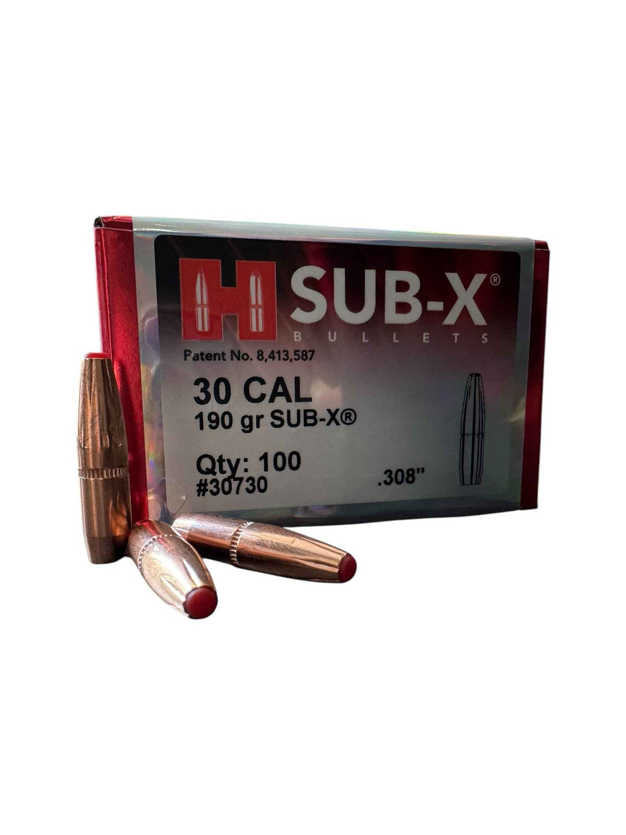 Bullets HORNADY cal. 308 - 190GR SUB-X