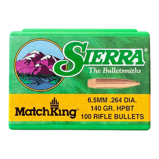 Palle Sierra 6.5mm .264 DIA 140 gr. Matchking