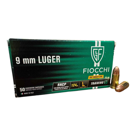 FIOCCHI MUNIZIONI CAL.9x19 RNCP 124 GR. RAMATE