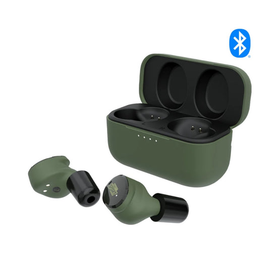 ISOTUNES CALIBER IT-18 AURICOLARI BLUETOOTH 5.2 IN-EAR VERDE CON CUSTODIA RICARICABILE